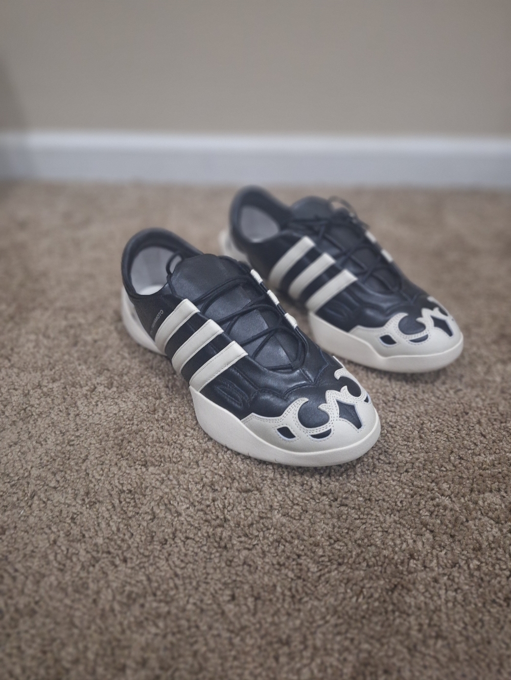 adidas Black and White Men’s Athletic Sneakers